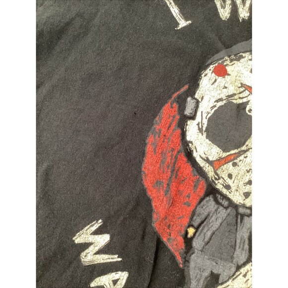 Friday The 13th T-Shirt Men's XL  Short Sleeve I Wish It Was Friday Black Spirit - Picture 7 of 8
